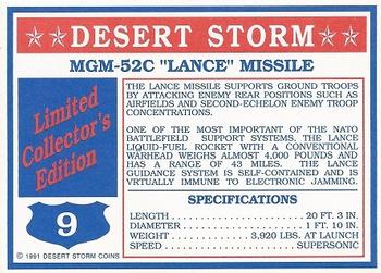1991 Hutt River Province, New Queensland Mint Desert Storm #9 MGM-52-C 