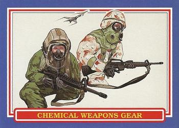 1991 Hutt River Province, New Queensland Mint Desert Storm #28 Chemical Weapons Gear Front