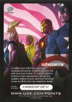 2007 SkyBox Marvel Masterpieces - Subcasts #SC5 Captain America Back