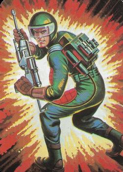 1986 Hasbro G.I. Joe Action Cards #3 Flash Front