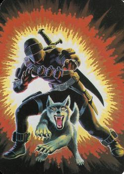 1986 Hasbro G.I. Joe Action Cards #8 Snake-Eyes Front