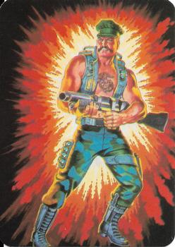 1986 Hasbro G.I. Joe Action Cards #10 Gung-Ho Front