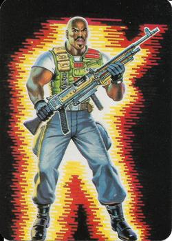 1986 Hasbro G.I. Joe Action Cards #13 Roadblock Front