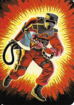 1986 Hasbro G.I. Joe Action Cards #21 Barbecue Front