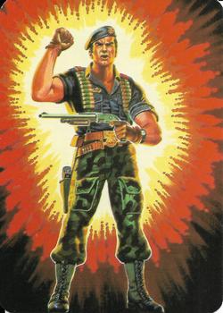 1986 Hasbro G.I. Joe Action Cards #24 Flint Front