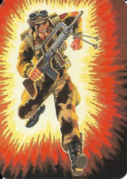 1986 Hasbro G.I. Joe Action Cards #26 Dusty Front