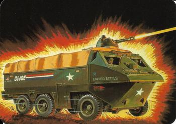 1986 Hasbro G.I. Joe Action Cards #38 Amphibious Personnel Carrier (APC) Front
