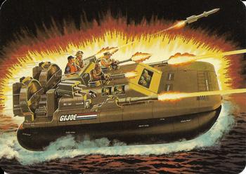 1986 Hasbro G.I. Joe Action Cards #56 Hovercraft Front