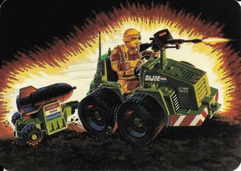 1986 Hasbro G.I. Joe Action Cards #58 Weapon Transport Front