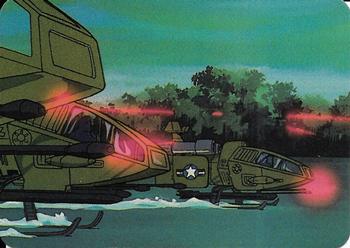 1986 Hasbro G.I. Joe Action Cards #77 Sky Hawk Action Front
