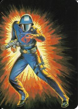 1986 Hasbro G.I. Joe Action Cards #98 Cobra Commander Front