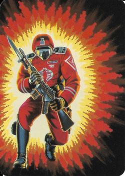1986 Hasbro G.I. Joe Action Cards #107 Crimson Guard Front