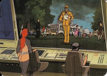 1986 Hasbro G.I. Joe Action Cards #132 D.C. Evacuation Front