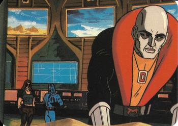 1986 Hasbro G.I. Joe Action Cards #142 Destro's Plans Front