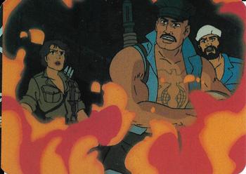 1986 Hasbro G.I. Joe Action Cards #170 Jungle Burnout Front
