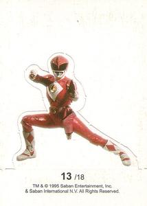 1995 Merlin Power Rangers - Stand Ups #13 Stand Up 13 Front