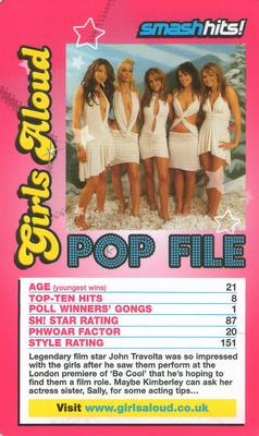 2005 Top Trumps Specials Smash Hits Pop Stars 3 #NNO Girls Aloud Front