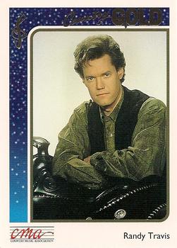 1992 Sterling Country Gold - Gold Foil #30 Randy Travis Front