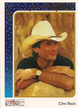 1992 Sterling Country Gold - Gold Foil #40 Clint Black Front