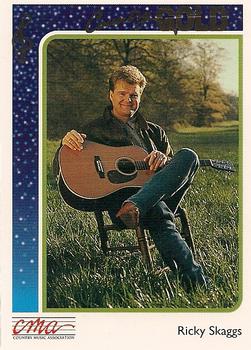 1992 Sterling Country Gold - Gold Foil #41 Ricky Skaggs Front
