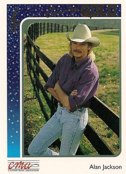 1992 Sterling Country Gold - Gold Foil #50 Alan Jackson Front