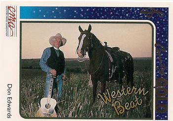1992 Sterling Country Gold - Gold Foil #92 Don Edwards Front