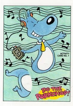 1993 Topps Nicktoons - Activity Cards #7 Do the Porkchop! Front