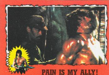 Details about   TOPPS RAMBO FIRST BLOOD PART Two 1985 # 54 TO THE DEATH! 