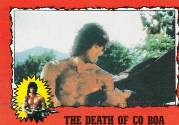 1985 Topps Rambo First Blood Part II #32 The Death of Co Boa Front