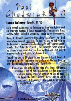 1995 FPG Paul Chadwick #71 Isaac Asimov Back