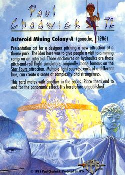 1995 FPG Paul Chadwick #72 Asteroid Mining Colony-A Back