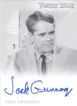 2009 Rittenhouse The Complete Twilight Zone (50th Anniversary) - Autographs #A-101 Jack Grinnage Front