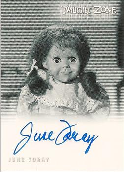 2009 Rittenhouse The Complete Twilight Zone (50th Anniversary) - Autographs #A-105 June Foray Front