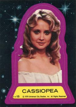 1978 Topps Battlestar Galactica - Stickers #15 Cassiopea Front