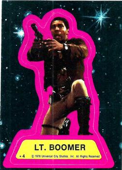 1978 Topps Battlestar Galactica - Stickers #4 Lieutenant Boomer Front