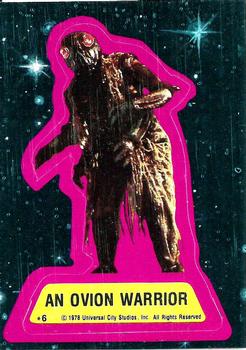 1978 Topps Battlestar Galactica - Stickers #6 An Ovion Warrior Front