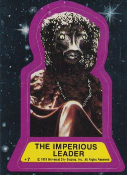 1978 Topps Battlestar Galactica - Stickers #7 The Imperious Leader Front