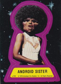 1978 Topps Battlestar Galactica - Stickers #11 Android Sister Front