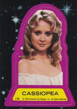 1978 Topps Battlestar Galactica - Stickers #15 Cassiopea Front