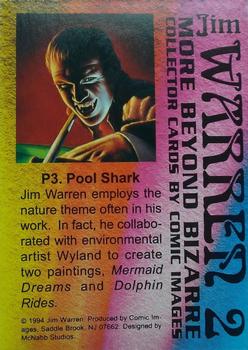 1994 Comic Images More Beyond Bizarre Jim Warren II - Galaxy Prisms #P3 Pool Shark Back