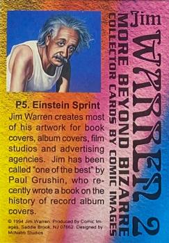 1994 Comic Images More Beyond Bizarre Jim Warren II - Galaxy Prisms #P5 Einstein Sprint Back