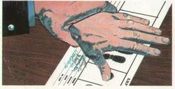 1977 Brooke Bond Police File #16 Fingerprint Front