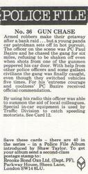 1977 Brooke Bond Police File #36 Gun Chase Back