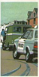 1977 Brooke Bond Police File #36 Gun Chase Front