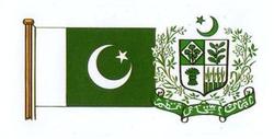 1967 Brooke Bond Flags and Emblems of the World #6 Pakistan Front