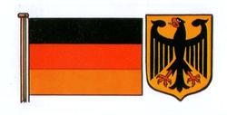 1973 Brooke Bond Flags and Emblems of the World #36 Germany Front