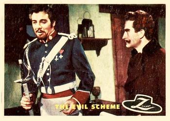 1958 Topps Zorro #6 The Evil Scheme Front