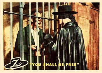 1958 Topps Zorro #17 You Shall Be Free Front