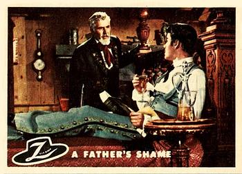 1958 Topps Zorro #60 A Father's Shame Front