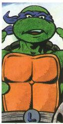 1990 Brooke Bond Teenage Mutant Hero Turtles: Dimension X Escapade #5 Leonardo Front